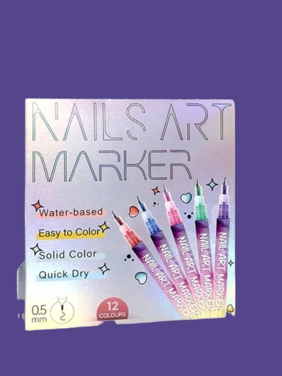 Other - Nails Art Marker Set - Multicolor